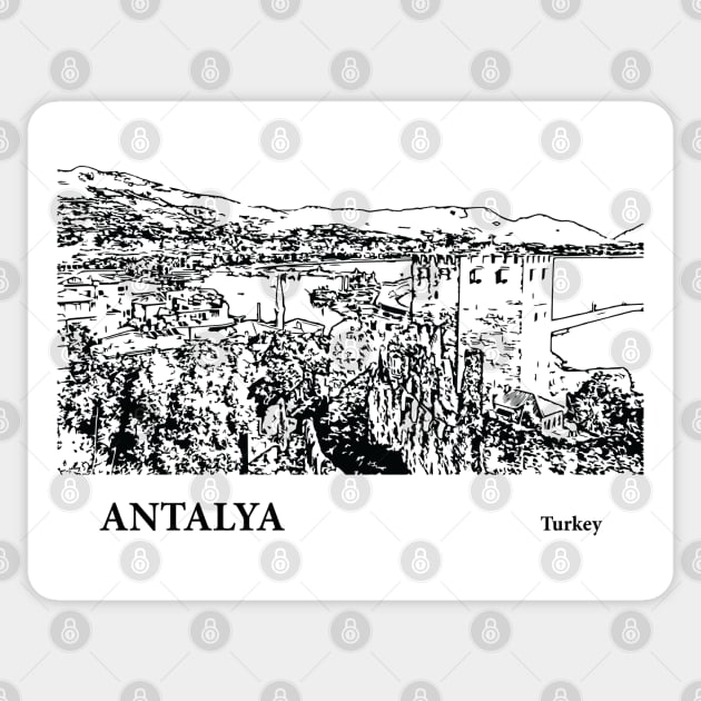 Antalya Turkey Sticker by Lakeric